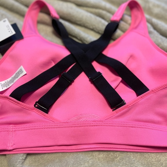 Nike Impact Strappy Women's Sports Bra Non-Padded High-Support - Pink💕 - Picture 9 of 9